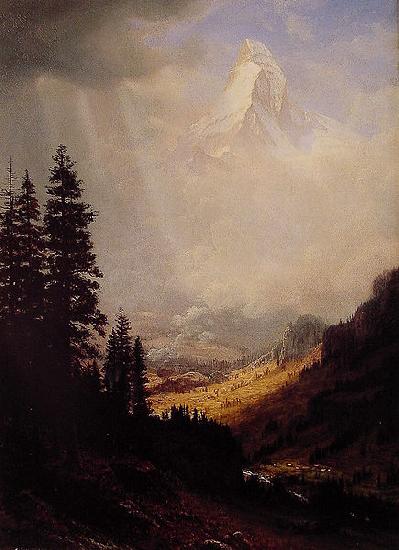 Albert Bierstadt The_Matterhorn oil painting image
